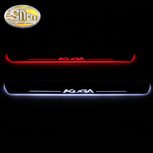 SNCN Car LED Door Sill For Ford Kuga 2013 2014 2015 Ultra-thin Acrylic Dynamic LED Welcome Light Scuff Plate Pedal 2024 - buy cheap