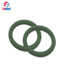 2pcs 5mm Thickness Green FKM O-Rings Seal Gasket 200/205/210/215/220/225/230/235/240mm OD FKM O Ring Sealings Washer 2024 - buy cheap