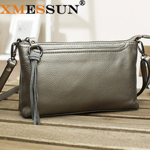 XMESSUN Brand Real Leather Bag Genuine Leather Women messenger Bags First Layer Cowhide Crossbody Bags Ladies Shoulder Bags M164 2024 - buy cheap