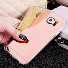 For Huawei Y7 Case cover Fashion Luxury Rose Gold Mirror Case For Huawei Y7 2017 Cover 5.5' phone case 2024 - buy cheap