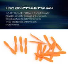 8 Pairs CW/CCW Propeller Props Blade for RC 60mm Mini Racing Drone Quadcopter Aircraft UAV Spare Parts Accessories Component 2024 - buy cheap