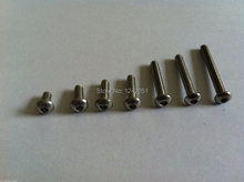 Aço inoxidável M8x45mm métrica parafusos botão cabeça Hex soquete parafusos 2024 - compre barato