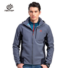 Tectop New Autumn Winter Outdoor Windproof Thermal Men Softshell Jackets Breathable Man Fleece Coats For Hiking Camping Climbing 2024 - buy cheap