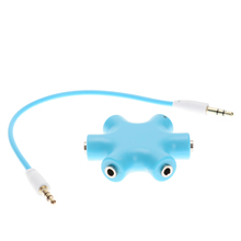 1Pc 3.5mm Earphone Headphone Audio Splitter 1 Male to 2 3 4 5 Female Port Adapter Connector Audio Connector For Mobole Phone 2024 - buy cheap