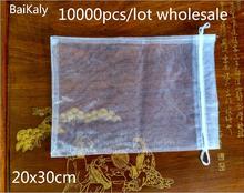 Wholesale 10000pcs 20x30cm Organza bags Jewelry packaging bags Wedding Decoration gift bag Organza Drawstring pouch Storage bag 2024 - buy cheap