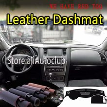 For INFINITI QX80 QX56 2010 2012 2013 2014 2018 Leather Dashmat Dashboard Cover Dash Carpet Custom Car Styling Sunshade LHD+RHD 2024 - buy cheap
