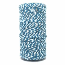 NEW 8ply 1mm~1.5mm Cotton Bakers Twine Mix (100yard/spool) Baker's Twine Gift Packing BLUE Twine for Crafting MS-BLUE 2024 - buy cheap