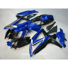 100% new Injection fairing kit for SUZUKI K8 GSXR 600 750 2008 2009 2010 blue black GSXR600 GSXR750 08 09 10 fairings set X595 2024 - buy cheap