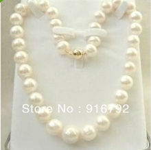 free shipping >>>>>Noble woman 9-10mm White Akoya Pearl Necklace 18" 2024 - buy cheap