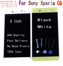 WEIDA 6'' For Sony Xperia C6 LCD Display Touch Screen Digitizer Assembly WITHOUT Frame with Free tool 2024 - buy cheap