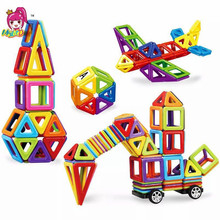 45-244 шт Мини Магнитный дизайнерский Строительный набор модель и строительство пластиковые магнитные блоки Развивающие игрушки для детей подарок 2024 - купить недорого