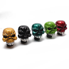 Universal Fit Almost Car Manual Operation Skull Style Car Gear Shift Knob Shifter Lever Resin 5Colors Big Promotions 2024 - buy cheap