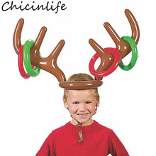 Chicinlife 1Set Inflatable Deer Ferrule Reindeer Antler Balloon Christmas Party Game Toys Kids Favors Birthday Decor Supplies 2024 - buy cheap