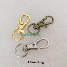 Wholesale 50pcs Small Silver/Antique Brass/Gold Alloy Swivel Clasps Snap Key Hooks DIY Key Chain Ring Free Shipping 2016110801 2024 - buy cheap