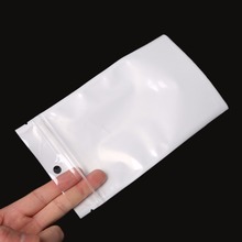 50 pçs/lote 11*19 cm Branco + Limpar Auto Seal Ziplock Zip Bloqueio Bag Package Jóias Contas de Plástico Hermeticamente Fechado embalagem de varejo Saco Poli 2024 - compre barato