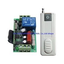 220 V 1CH Sem Fio Sistema de Comutação Controle Remoto 1 Receptor & Parede uma chave transmissor de Luz Da Lâmpada Interruptor Remoto LEVOU Código de aprendizagem