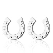 HYX Jewelry silvery Horseshoe metal Brand Cuff Buttons French Shirt Cufflinks For Mens Fashion Cuff Links 2024 - buy cheap