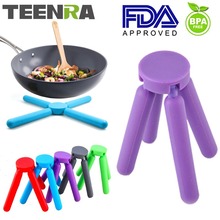 Tapete dobrável de silicone em forma de cruz, tapete de mesa dobrável em silicone, 1 peça 2024 - compre barato