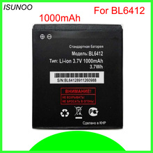 ISUNOO 10 шт./лот Высокое качество 1000 мАч BL6412 батарея для Fly IQ434 IQ 434 era nano 5 аккумулятор BL 6412 2024 - купить недорого