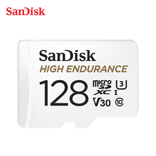 Sandisk-microcartão de memória sd de alta resistência, 32gb, 64gb, até 100 mb/s, classe 10 u3, para monitoramento de vídeo 2024 - compre barato