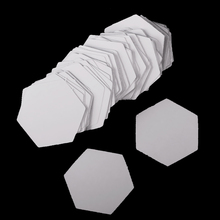 Artesanato de acolchoar com 600 peças de papel hexagonal em inglês, para acolchoar 2024 - compre barato