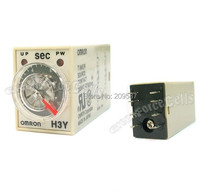 AC 220V H3Y-2 H3Y Delay Timer Time Relay 0-5 Second  5s 5sec 220VAC & Base 2024 - buy cheap