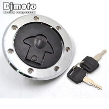 Bjmoto-capa para tanque de combustível de moto, tampa a gás e chave para kawasaki ninja 250r ex250f 600r zx600c 750r zx750f zrx400 zxr750 2024 - compre barato