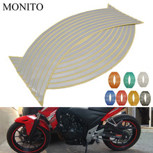 Hot Motorcycle Wheel Sticker Motocross Reflective Decals Rim Tape Strip For Honda CR80R CR85R CRF150R CR125R CR250R CRF250 SL230 2024 - buy cheap