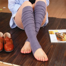 Japanese Style Vertical Stripes Stockings High Knees Cotton Step Feet  Women Pure Color Stocking 3pair/lot 2024 - buy cheap