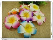 Free Shipping 8Cm 7Colors Foam Hawaiian Plumeria Flower Frangipani Flower DIY Accessories Hand Craft Flower 50 Pieces/Lot 2024 - buy cheap