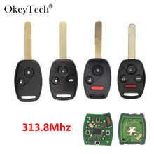 OkeyTech Car Styling Car Remote Key For Honda CRV HRV For Honda CIVIC STREAM Auto Accessoires 313.8Mhz ID46 Chip PCF7961 2024 - buy cheap