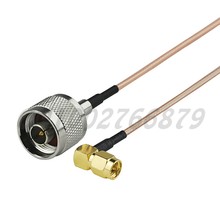 15 см RF N прямой штекер мужского типа на SMA штекер правый угол Pigtail Соединительный кабель RG316 2024 - купить недорого