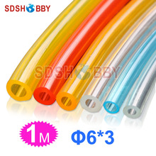 6*3mm 1 Meter Fuel Line/ Fuel Pipe for Gas Engine/ Nitro Engine-Yellow/ Transparent/ Blue/Red Color 2024 - buy cheap