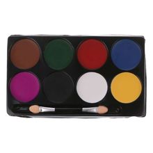 8 Colors Non-toxic Water Paint Oil  Face Body Paint Palette Halloween Makeup for Christmas Party Fancy Dress Primer 2024 - buy cheap