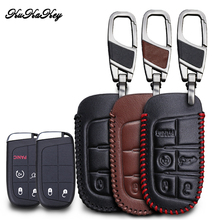 KUKAKEY Leather Car Key Case Cover For Fiat Punto Bravo Palio Linea Freemont Stilo Grande Car Protection Key Shell Accessories 2024 - buy cheap