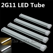 10PCS/LOTS LED Lamp 2G11 dimmble LED Tube Light 12w 15w 18w 25w LED Light AC85-265V Epistar SMD CE & ROSH Warm White Cold White 2024 - buy cheap
