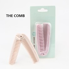 1 Pcs Fold Travel Brush Portable Elastic Force Soft Comb Hairdressing With Hair Comb Straight Hair Comb Pocket Clip 2024 - buy cheap