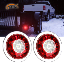 OKEEN-Luz LED trasera para camión, luces antiniebla impermeables de 12V, con indicador de seguridad inversa y parada, para remolque, camión, luces traseras de vehículo 2024 - compra barato