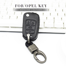 Genuine Leather Car Key Case Cover For Opel Corsa D C Vectra C B Mokka Meriva Vivaro Zafira Astra J Key Ring Shell Accessories 2024 - buy cheap