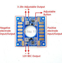 Placa de conexión de distribución ESC FPV, placa de salida BEC Dual de voltaje ajustable de 5V y 12V 2024 - compra barato