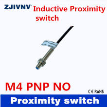 Interruptor indutivo de proximidade, melhor qualidade, ip67, dc, 3 fios, pnp, detecção de distância, diâmetro 4mm, aprovação ce