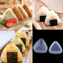 2pcs/set Triangle Form Mold Sushi Maker Practical shape trim Onigiri Rice Ball Bento Press Maker Mold 2024 - buy cheap