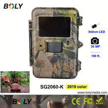 Câmera de caça e vigilância para caça, visão noturna, 36mp, 1080p, infravermelho, led nm, detecção de ft, monitoramento, observação da vida selvagem 2024 - compre barato