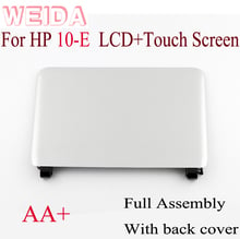 Weida para hp pavilion touchsmart 10-e notebook 10z-e000 ts pc lcd tela de toque caso traseiro conjunto completo 2024 - compre barato