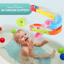 Детская игрушка для ванны на присоске, трек для купания детей в ванной, для игр в воде, для душа, бассейна, водопада 2024 - купить недорого