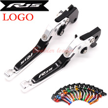 For YAMAHA YZF-R15 YZF R15 YZFR15 2004-2008 Motorcycle Accessories Folding Extendable Brake Clutch Levers LOGO R15 2024 - buy cheap