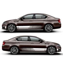 World Datong Sport Stripes Car Stickers For Skoda Octavia Mark Levinson Body Sport Decals Auto Stickers 2024 - buy cheap