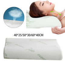 2021 Bamboo Fiber Pillow Slow Rebound Health Care Memory Foam Pillow Memory Foam Pillow Support The Neck Fatigue Relief 2024 - buy cheap