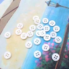 500pcs Vintage Mother of Pearl Shell Buttons 16L /10mm Mother of Pearl Buttons 3/8 inch high quality polished 2024 - compre barato