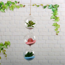 Прозрачная настенная стеклянная ваза для террариума, растений, цветов, гидропонных микроландшафтов, домашний декоративный подсвечник «сделай сам» 2024 - купить недорого